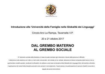 Dal grembo materno, al grembo sociale