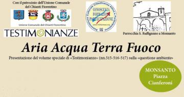 Presentazione volume "Aria Acqua Terra Fuoco"