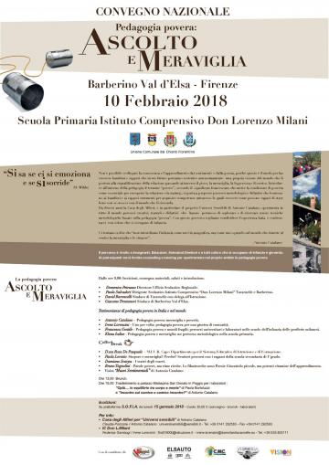 Convegno Nazionale - Pedagogia Povera: Ascolto e Meraviglia