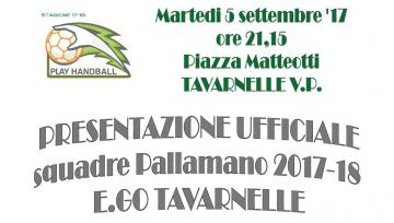 Presentazione squadre Pallamano Tavarnelle