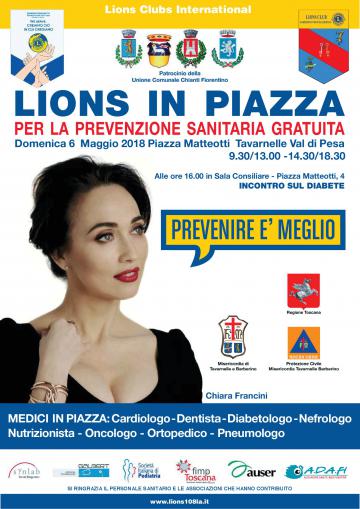 LIONS IN PIAZZA - per la prevenzione sanitaria gratuita