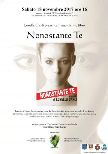 Presentazione libro "Nonostante te"