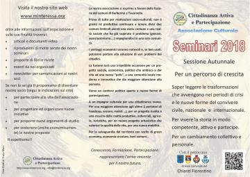 Seminari autunno 2018