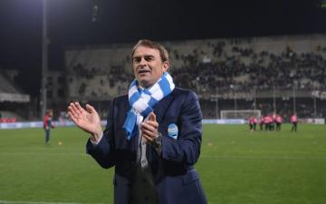 Consegna riconoscimento a Leonardo Semplici