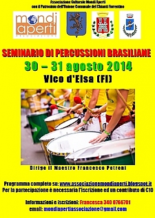 Seminario di percussioni brasiliane